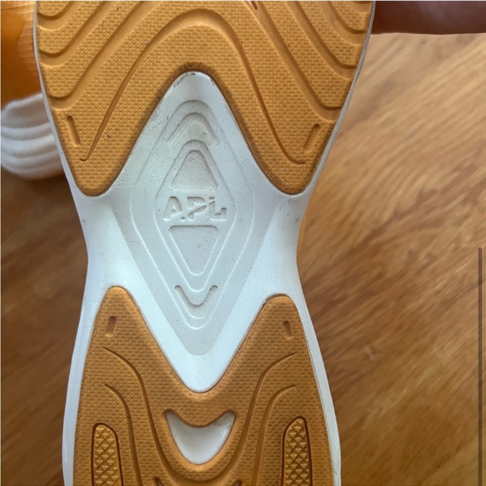 APL Streamline Sneakers Women’s Running Shoes Size 8 Mango & White - Picture 5 of 5